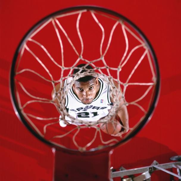 Tim Duncan, stella dei San Antonio Spurs, festeggia 40 anni. La leggenda del basket vanta 19 stagioni NBA in carriera e vincitore di 5 titoli (Nba/Getty)